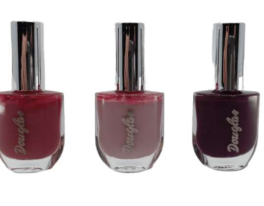 NAIL POLISH 3 COLORS DOUGLAS NAIL POLISH COSMETIC