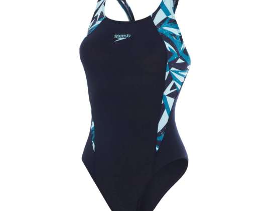 Sieviešu peldkostīms Speedo Hyper Boom NAVY/NORDIC izmērs D38 8-13470H141