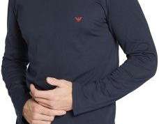 Emporio Armani langærmet T-shirt - engrospris fra 15€ ekskl. moms og detailhandel til 46€ inkl. moms
