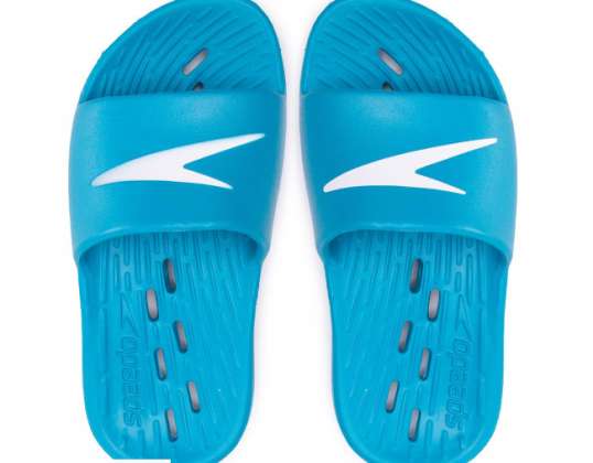 Junior Speedo Slide Modré Junior Papuče do bazéna veľkosť 38 8-12231D611