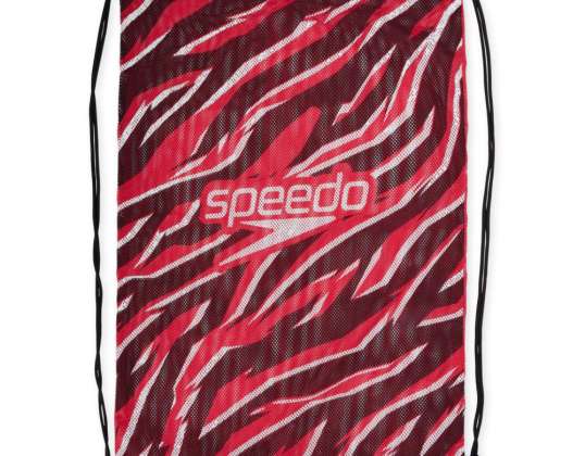 Plecak worek sportowy unisex Speedo Mesh Bag RED/BLACK/WHITE 8-12813H213