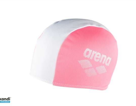 Children's swimming cap Arena Polyester II White-Pink 002468/910