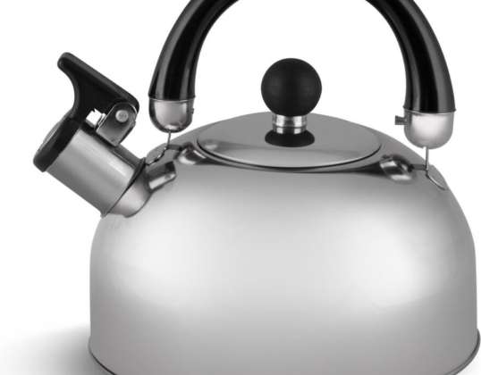 EB-354 Whistling Kettle Stainless Steel - 2.5 liters - For All Heat Sources