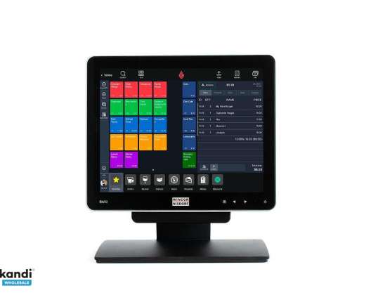 POS Touch Screen Monitor Wincor-Nixdorf BA93W 15.6 &#34;(1366x768) Stand