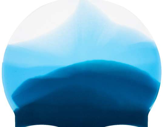 Шапочка для плавання Силіконова шапочка для басейну Monocap Multi blue-navy AS8596