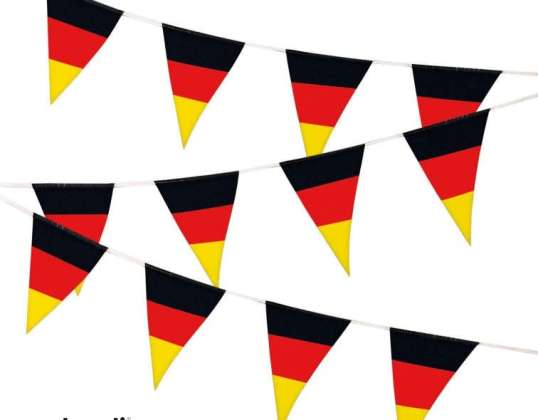 Lignes de drapeau en polyester Allemagne 6.5M