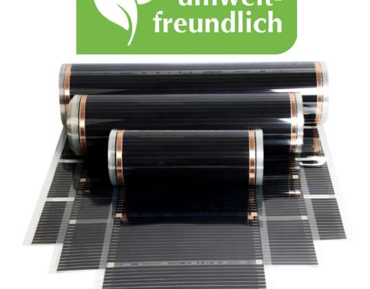 100% Umweltfreundliche Fußbodenheizung Infrarot Heizfolie 220W/m²