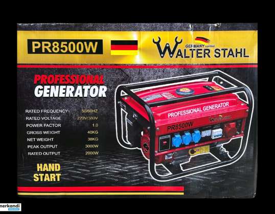 Noodgenerator generator generator, 4 takt, Stromagregat benzine