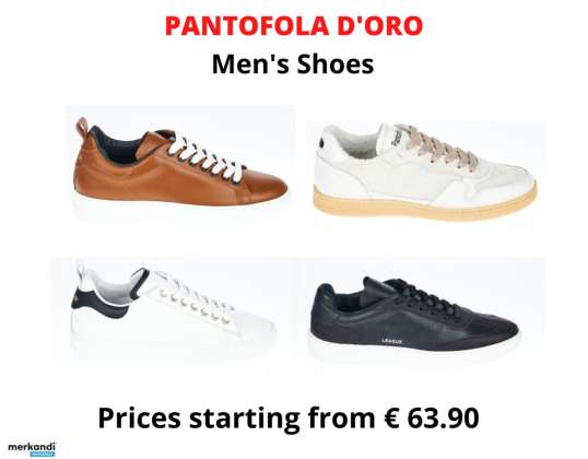 STOCK MEN&#39;S SNEAKERS PANTOFOLA D&#39;ORO