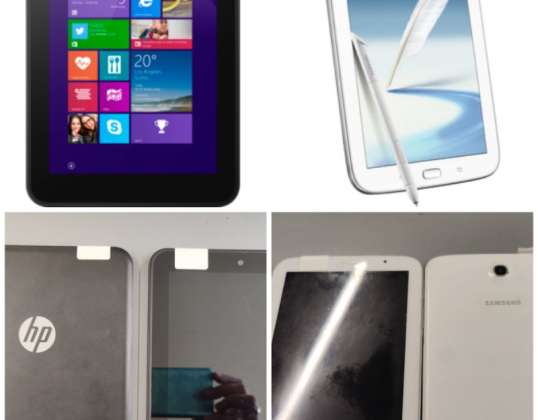 Tablety so slotom na SIM kartu - Samsung & HP, použité, 50.000 ks