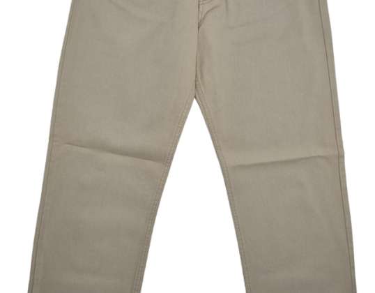 HERREN UNISEX BEIGE DENIMHOSE VON WIT BOY MADE IN ITALY