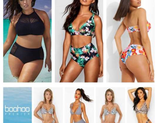 Boohoo Bikini Großhandel Los - Vielfalt an Bademodengrößen und -designs