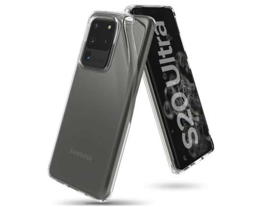 Silikone etui Alogy etui taske til Samsung Galaxy S20 Ultra gennemsigtig