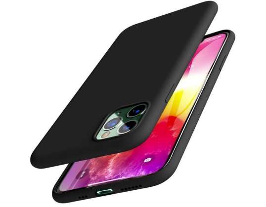 Silikone etui Alogy slankt etui til Apple iPhone 11 Pro Max sort