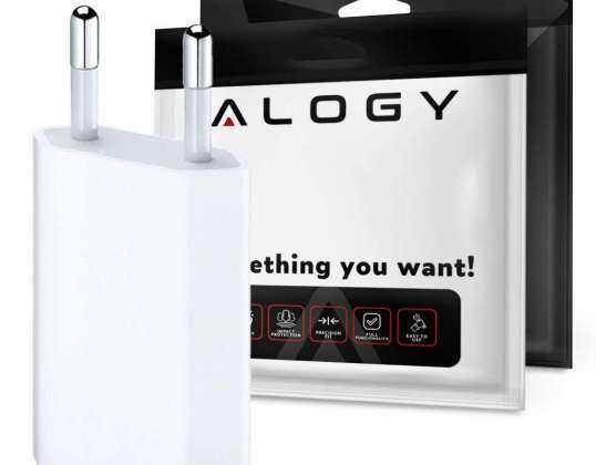 Alogy AC nabíječka USB napájecí adaptér pro iPhone 4 5 6 7 8 x iPod