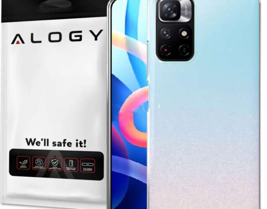 Silikone etui Alogy til Xiaomi POCO M4 Pro gennemsigtig
