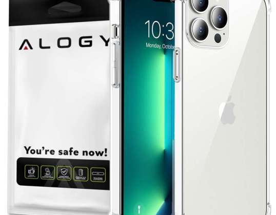 ShockProof Alogy pansret taske til Apple iPhone 14 Pro gennemsigtig