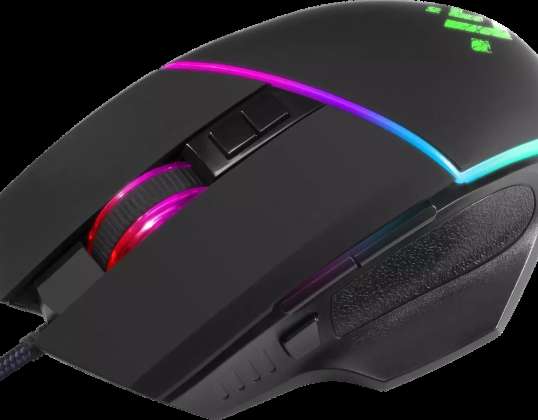 BRANIČ GM-880L WARFAME OPTIC 12800dpi 8P RGB MIŠ