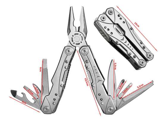 Multiverktøy Multitool sett 23-i-1 Lommeknivtang pellets