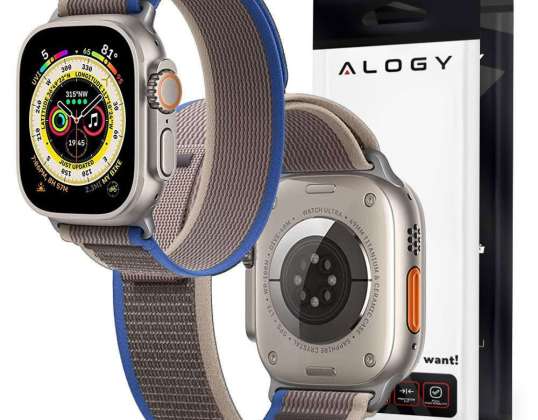 Alogy Sport Nylon Strap Velcro Strap für Apple Watch 1/2/3/4/5/6/7/