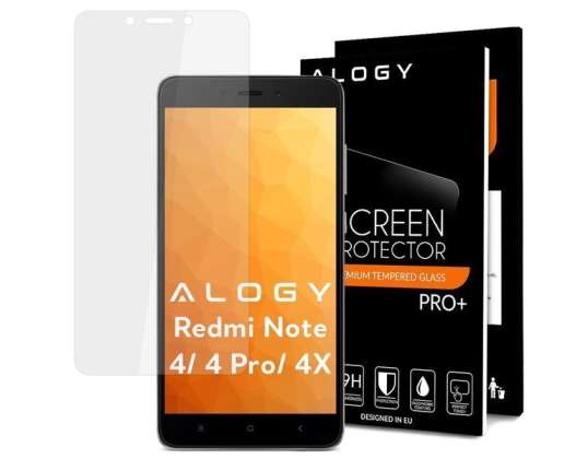 Tempered Glass Alogy for Screen for Xiaomi Redmi Note 4/ Note 4 Pro/ Not