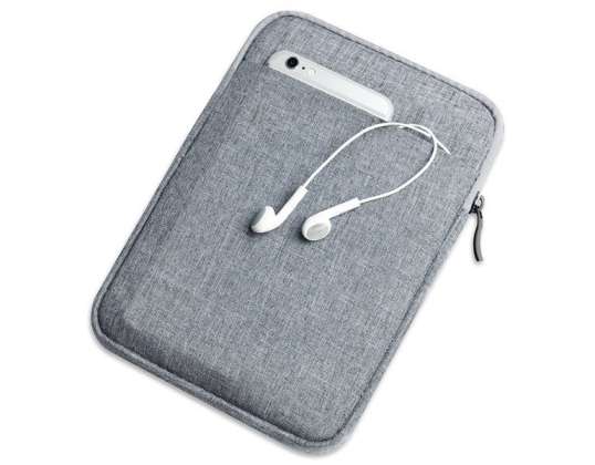 Soft universal cover for tablet up to 9.7 inches grey