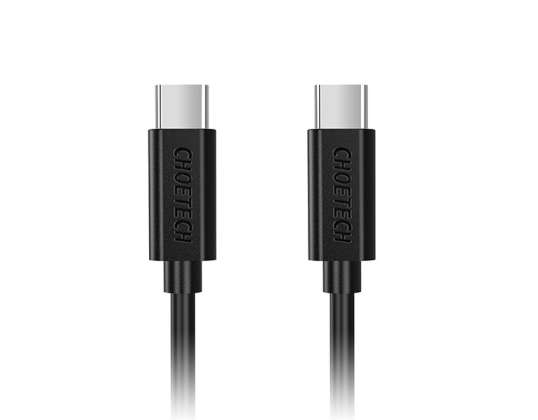Choetech 2x kabel USB-c typ c 3A macbook černý