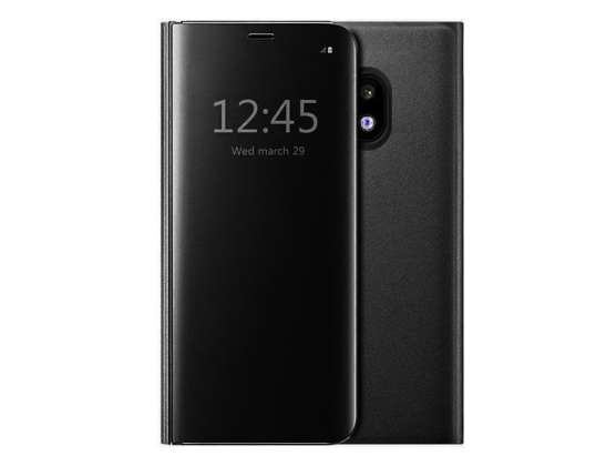 Ясен изглед капак Samsung Galaxy J7 2017 черен