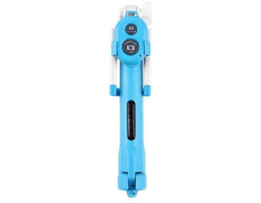 Tripé Selfie Stick com Controlo Remoto Bluetooth wxy-01 Azul