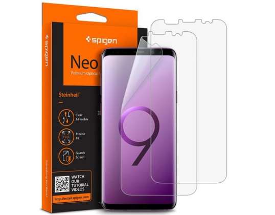 Folia Spigen Neo Flex x2 Samsung Galaxy S9 Case Friendly