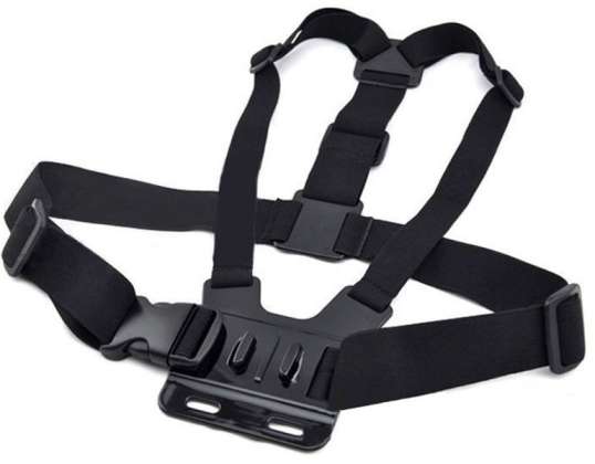 Verstelbare schouderbanden mount voor GoPro Chest Mount zwart