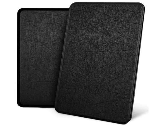 Funda inteligente de cuero Alogy para Kindle Paperwhite 4 negro brillante