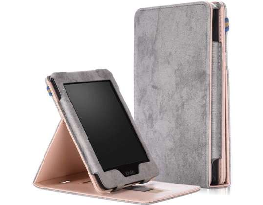 Alogy Slim Leather Case for Kindle Paperwhite 4 2018/2019 Grey