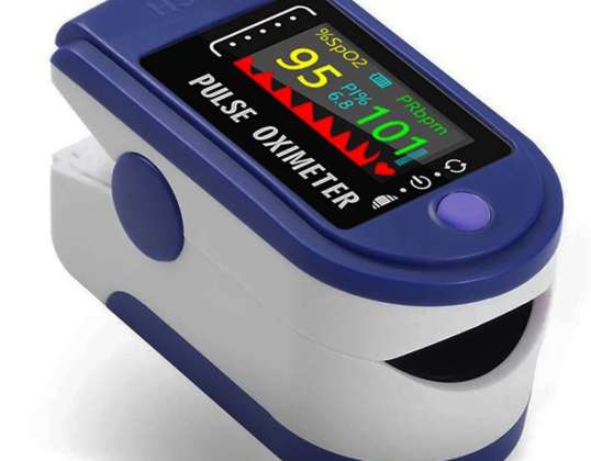 Oxymètre de pouls médical à doigt OLED Moniteur de fréquence cardiaque