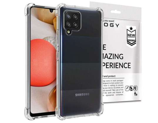 ShockProof Alogy armor case voor Samsung Galaxy A42 5G transparant