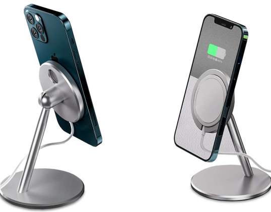 Qi MagSafe Schreibtisch Ladegerät Ständer Halter Alogy für iPhone 12 13