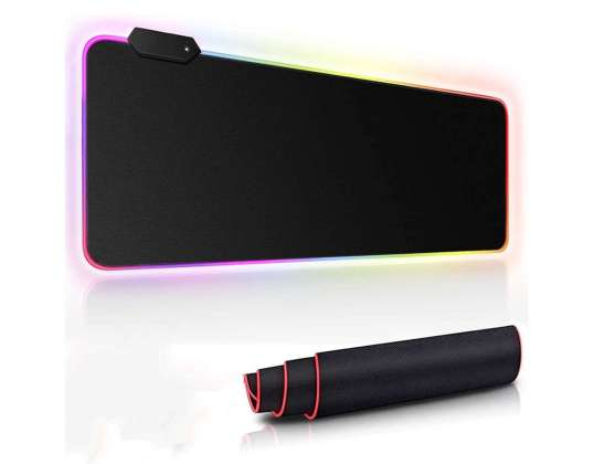 Alogy Mouse Pad RGB Gaming Desk Mat Large XXL Με Οπίσθιο Φωτισμό