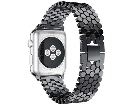 Елегантна гривна от неръждаема стомана от неръждаема стомана за Apple Watch 42/44/