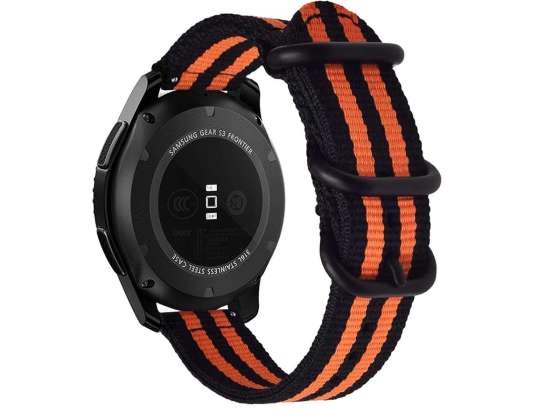 Alogy band nylon band voor Huawei Watch GT 2 Pro 22 mm Orange-cz