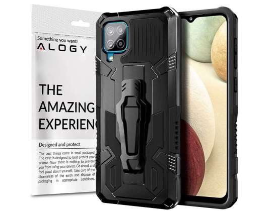 Samsung Galaxy A42 5G için Zırhlı Koruyucu Kılıf Alogy Standı