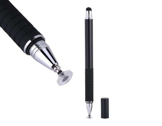 Alogy 2in1 Capacitive Stylus for Tablet Phone Screen Black