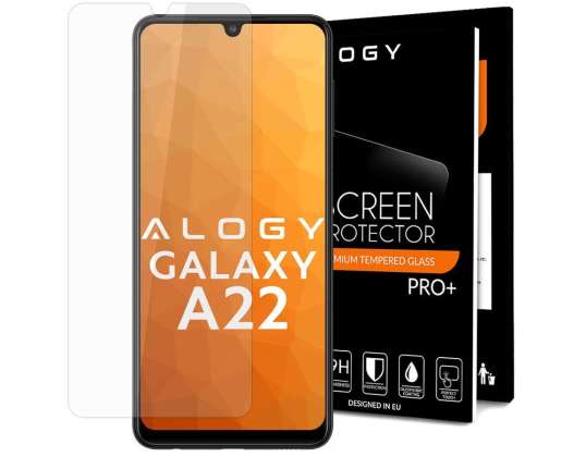 Alogy gehärteter Glasbildschirm für Samsung Galaxy A22 4G