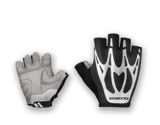 XL Fingerless Cycling Gloves RockBros S227BK-XL