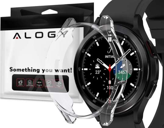 Siliconen Case Alogy case voor Samsung Galaxy Watch 4 Classic 42mm