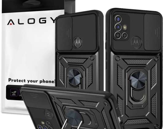 Alogy Camshield Stand Ring Case pour Motorola Moto G10/