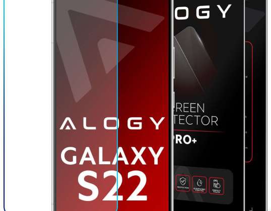 Grūdinto stiklo 9H Alogy ekrano apsauga, skirta Samsung Galaxy S22