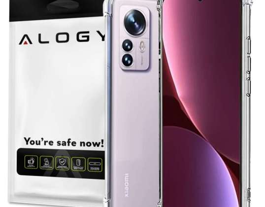 Capa de Armadura de Silicone ShockProof Alogy Case para Xiaomi 12 Pro Clear
