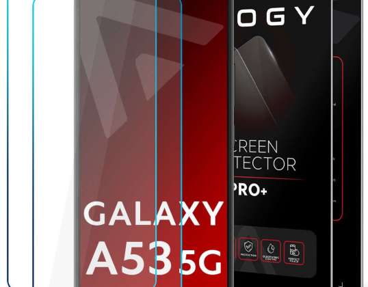 2x Kaljeno steklo 9H Alogy Zaščita zaslona za Samsung Galaxy A53 5G