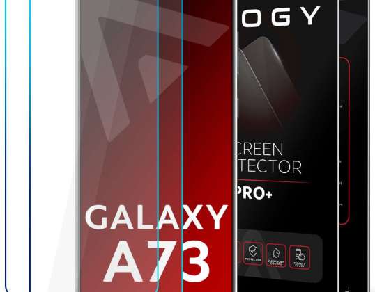 2x 9H grūdinto stiklo alogijos ekrano apsauga, skirta Samsung Galaxy A73