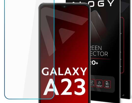 Protection d’écran d’alogie en verre trempé 9H pour Samsung Galaxy A23